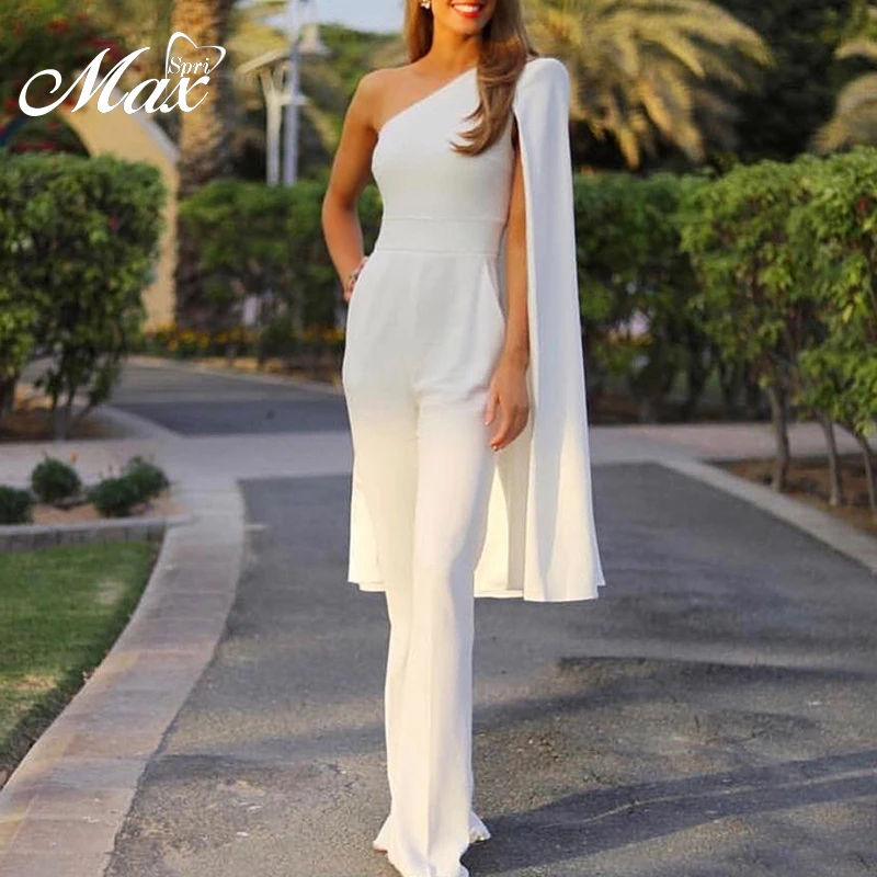 Max Spri пикантные с одним плечом вырезом лодочкой и открытой спиной Длинные женские