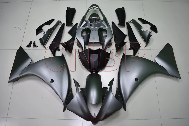 Обтекатель из АБС-пластика YZFR1 2012 - 2014 матовый серый серебристый кузов YZF R1