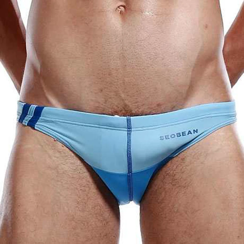 Summer Mens Bikini Swimwear Low Waist Sexy Gay Swimming Briefs Fashion Male Slim Triangle Swimsuit Sport Beach Surfing Trunks | Спорт и