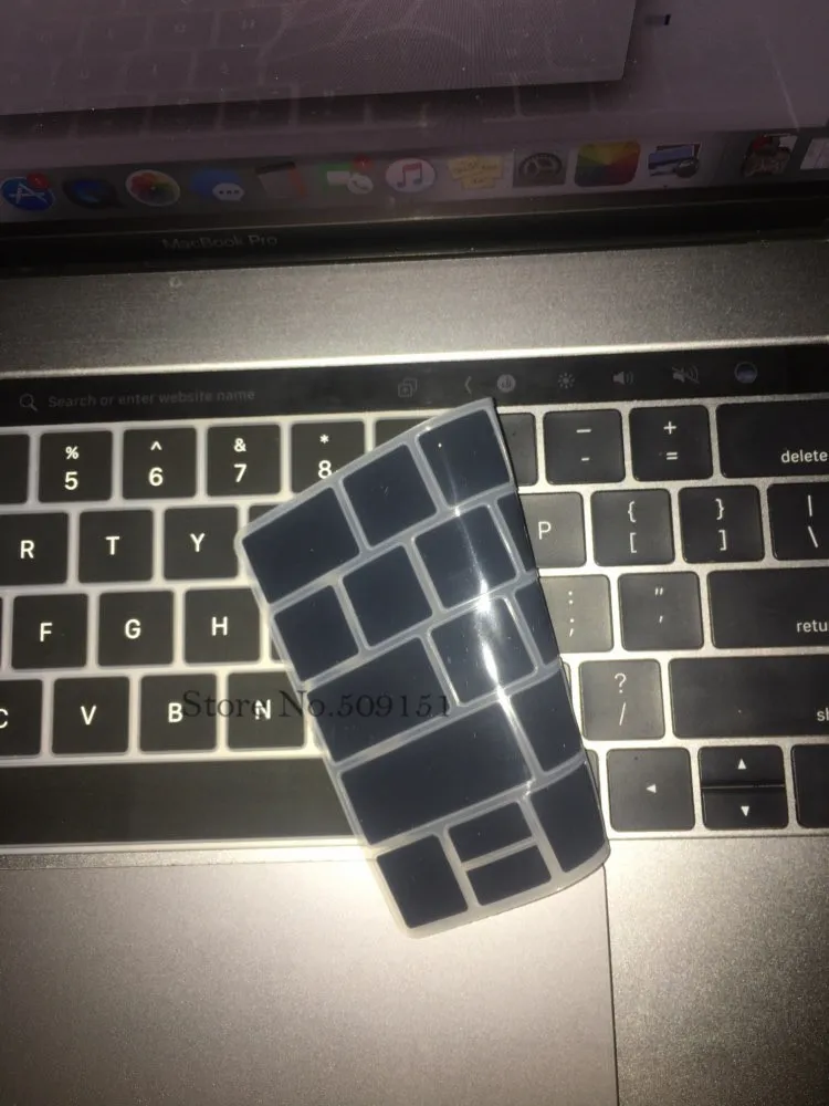 Силиконовый чехол для клавиатуры US новейшего MacBook Pro с сенсорной панелью 13 &quotили