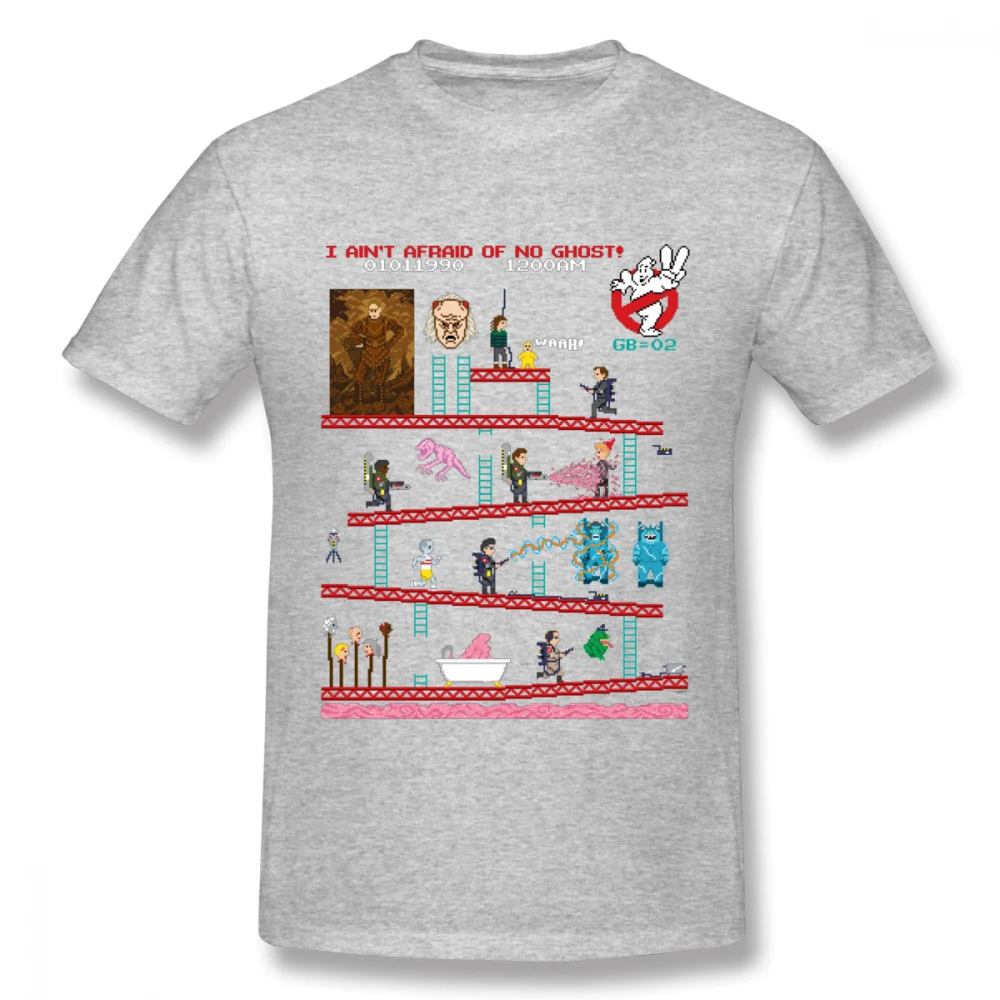 Classic Fantasy Show Ghostbusters T Shirt For Man Soft Tee Crewneck 100% Cotton Graphic T-shirt | Мужская одежда