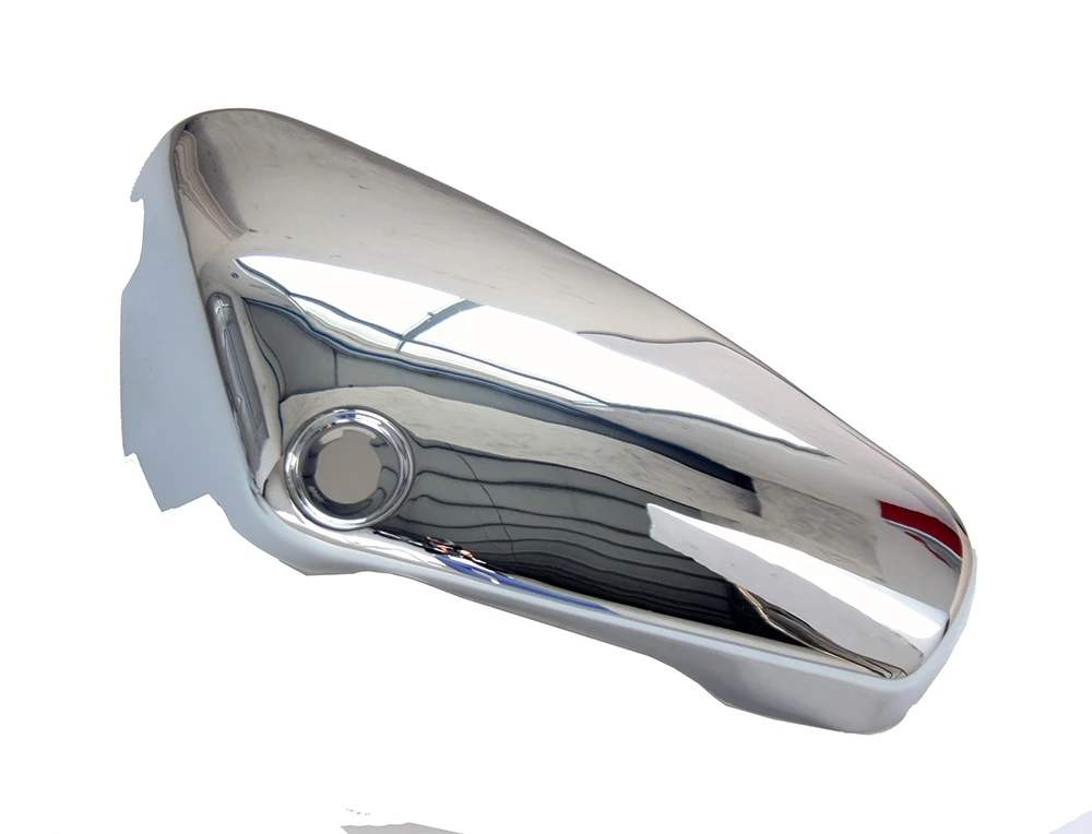 Одна пара хромированных боковых чехлов на левый и правый Аккумулятор для