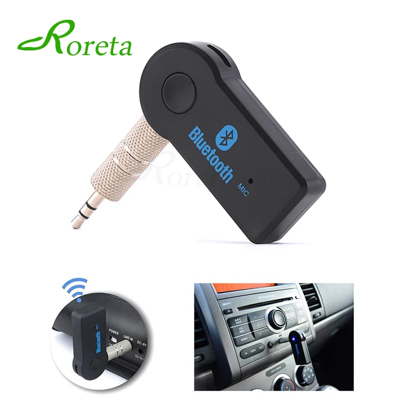 Roreta беспроводной Bluetooth приемник передатчик адаптер для автомобильной музыки аудио Aux 3,5 мм разъем A2dp для наушников ресивер громкой связи