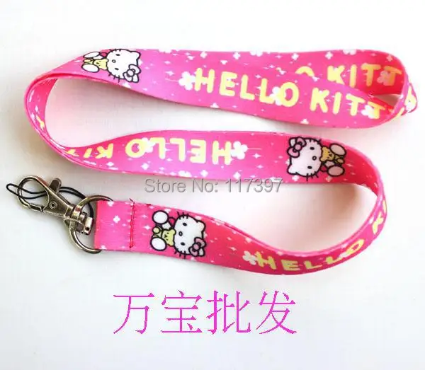 10 шт. рисунок «Hello Kitty» Средства ухода за кожей шеи шнурки для MP3/4 сотовых телефонов DS Lite