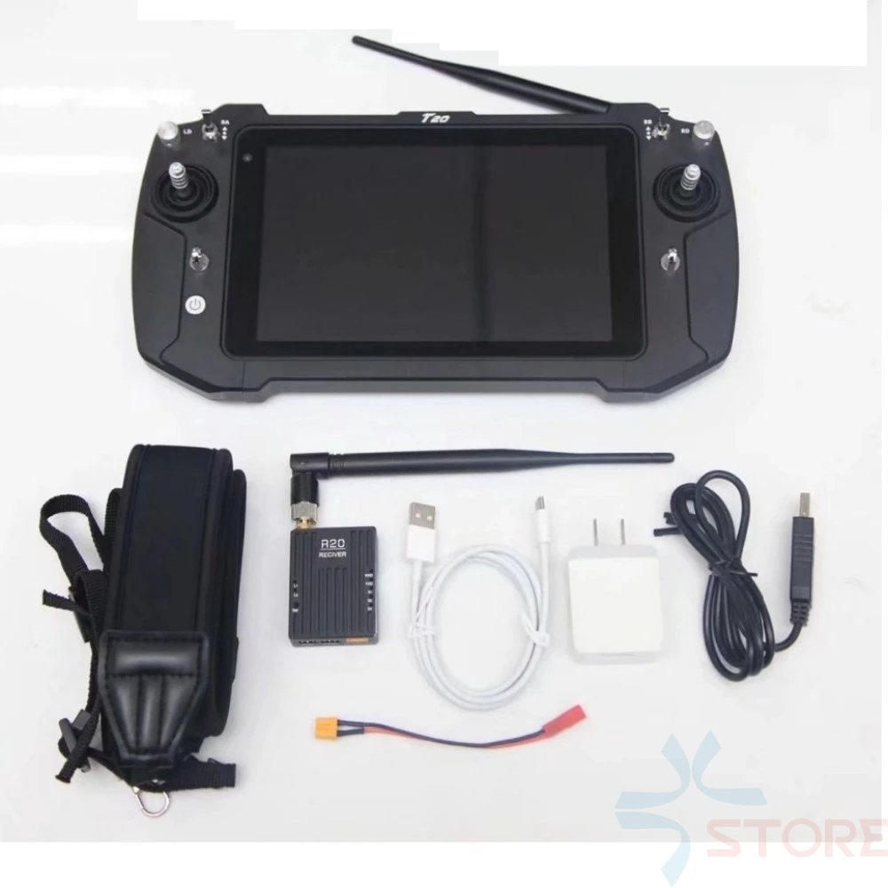 

T20 All-in-one Handheld FPV Portable Ground Station 8 inch IPS Dual System integrated link remote control system