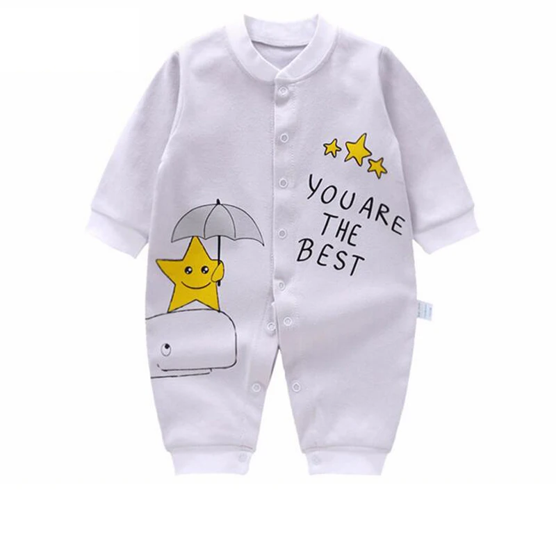 

Детская одежда для новорожденных, боди для мальчиков и девочек, хлопок с длинным рукавом, цельный рисунок для детей