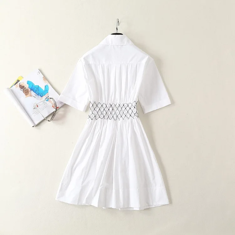 Оригинальный Для женщин 2019 сезон: весна–лето отложным воротником с длинными