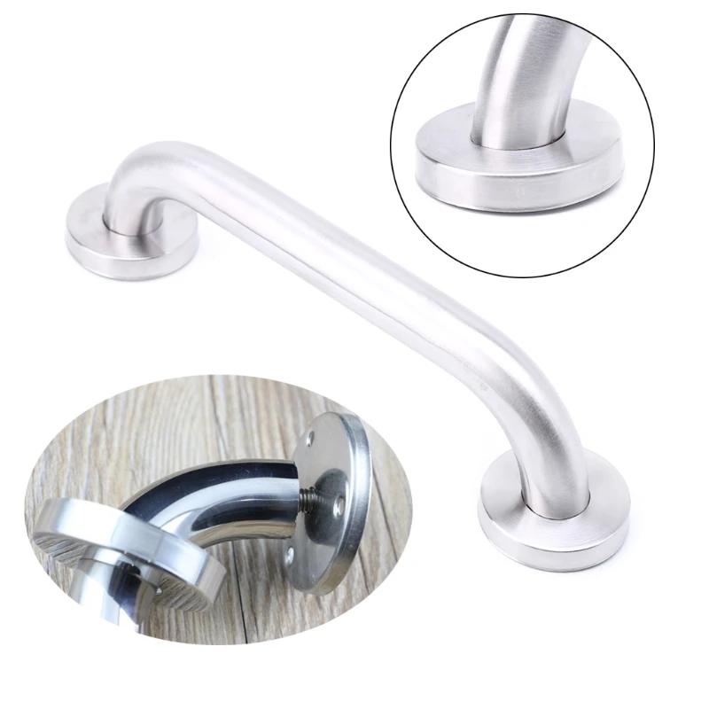 

25cm Bathroom Shower Tub Handrail Stainless Steel Safety Toilet Support Rail Grab Bar Handle