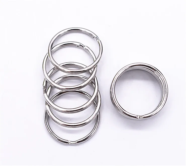 Металлическое кольцо для ключей с родиевым покрытием 10 шт./лот 30 мм - купить по