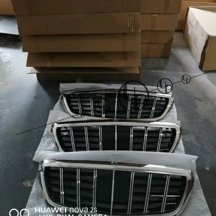 W222 Передняя решетка для S320 S300 S500 S600 S500 S550 Передняя решетка для W222 передняя решетка ABS Материал~ год