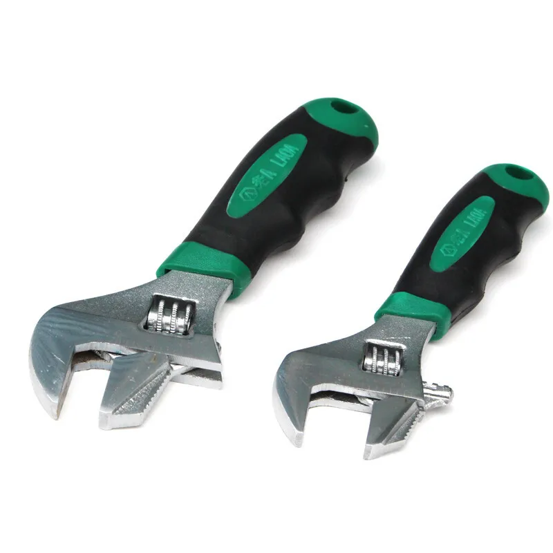 LAOA Новое Портативный короткая ручка регулируемый гаечный ключ 6 &quot/8&quot разводной