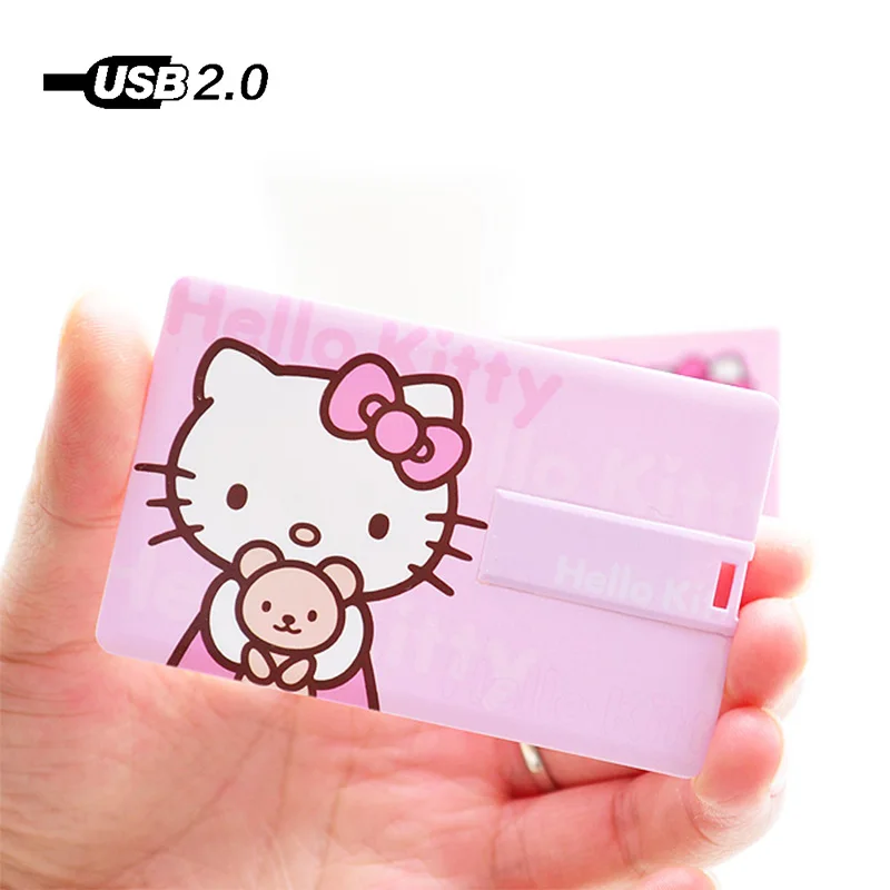 Hello открытка с котенком Usb флеш накопитель карта памяти 4 ГБ 8 16 32 64 Гб 128