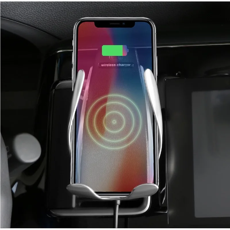 Быстрое беспроводное автомобильное зарядное устройство Qi быстрое usb с