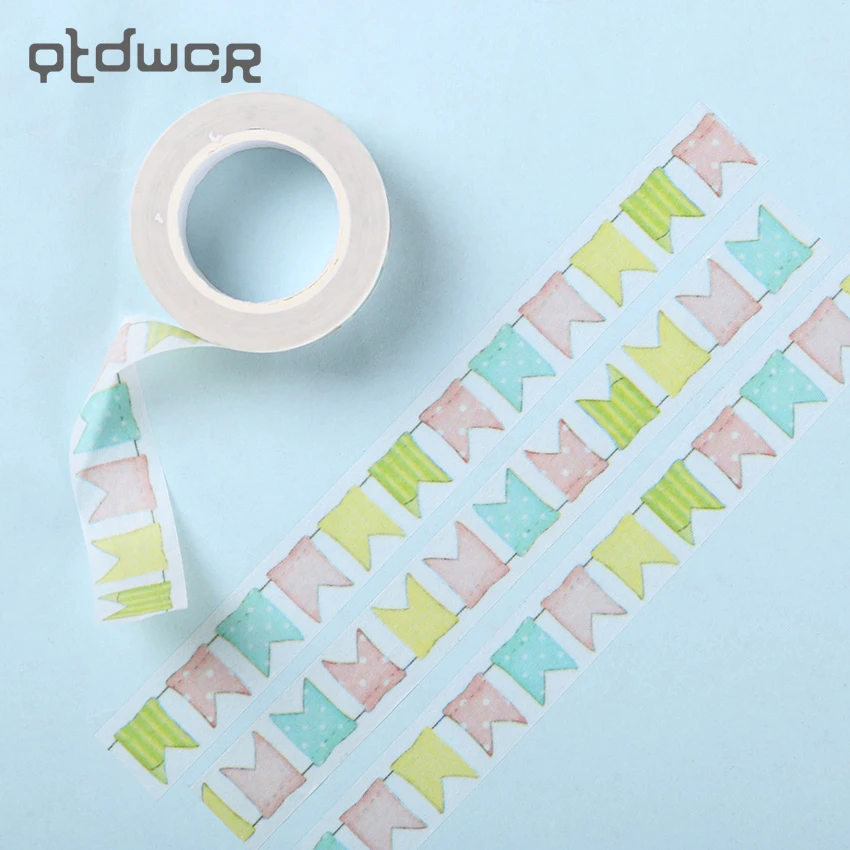 1 шт. декоративная клейкая лента для дневника 1000 см|decorative adhesive tape|masking paper tapeadhesive tape
