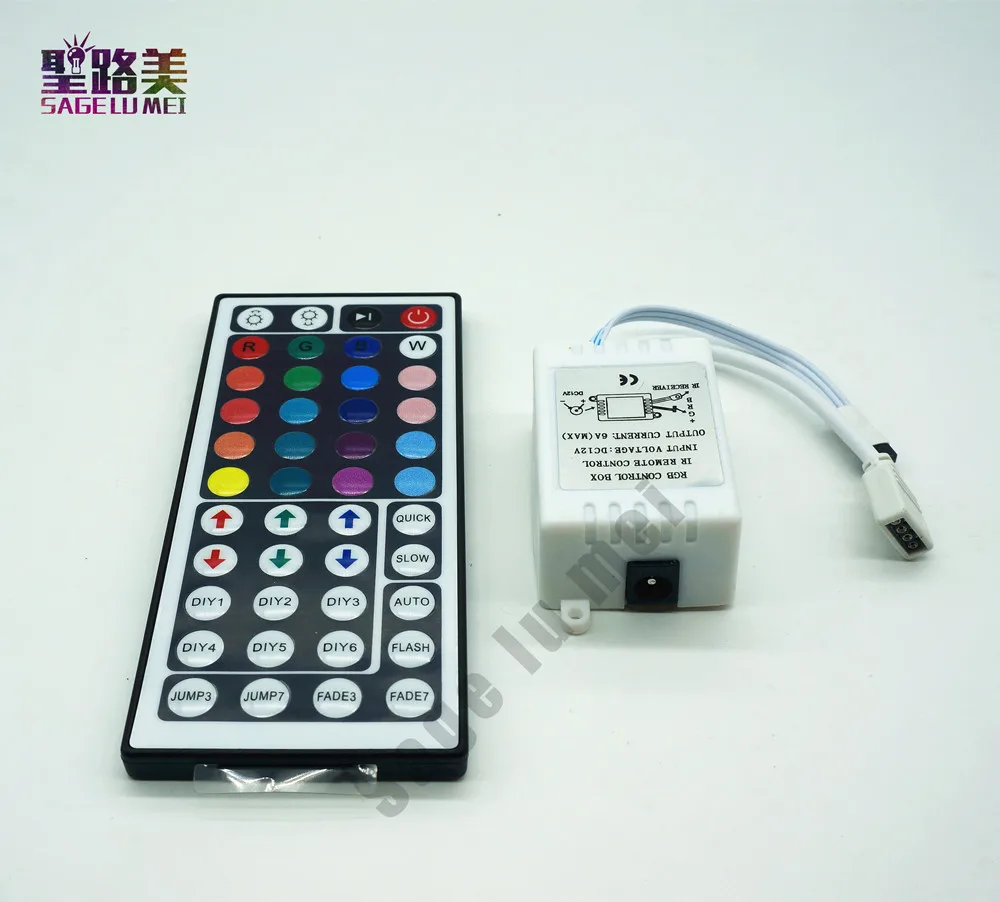 44 клавишный светодиодный ИК контроллер RGB для SMD 5050 Светодиодный ленточный