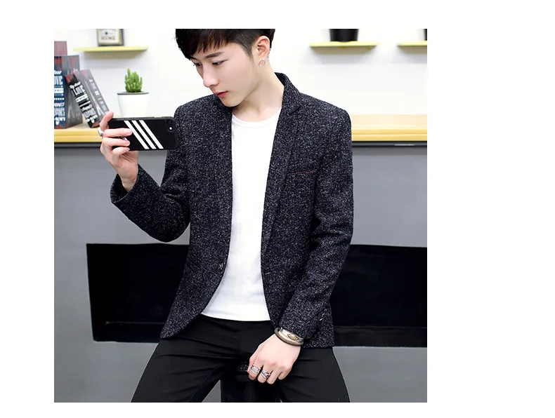 COHO men leisure blazer In the fall of the new trend of cultivate one's morality small blazer Handsome fashion