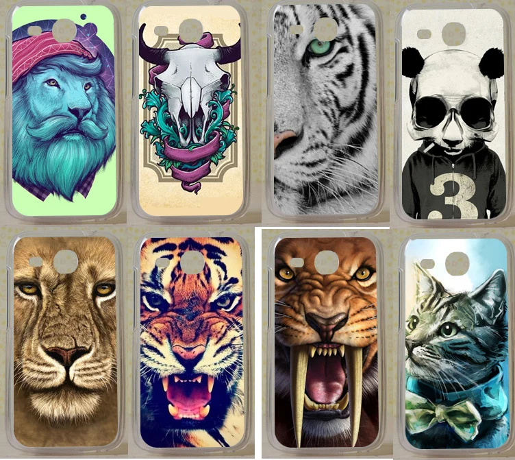 Новое поступление 2015 цветной чехол для телефона с животными жесткий рисунком Huawei