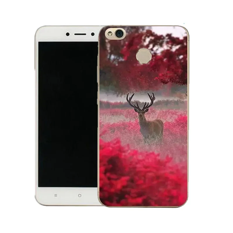 QMSWEI Clear Phone Case For Mi 6 5 5s note3 Redmi note4x 4x 3s 5a 4a note5a TPU Soft Flora Moon Forest Sea Fish Cover |