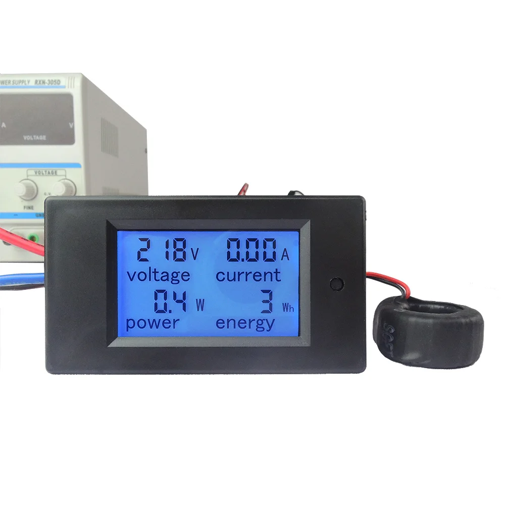 AC 80 V-260 V 100A 4 в 1 цифровой ЖК-дисплей Цифровой вольтметр тока Амперметр мощность энергии мультиметр Панель тестер метр монитор