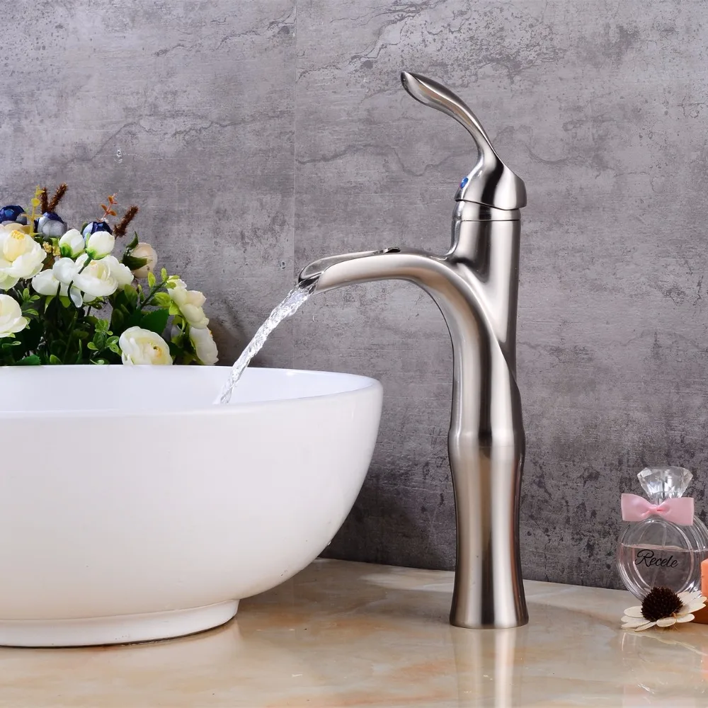 Смеситель для ванной комнаты с эффектом потертости и водопада|sink mixer|waterfall basin