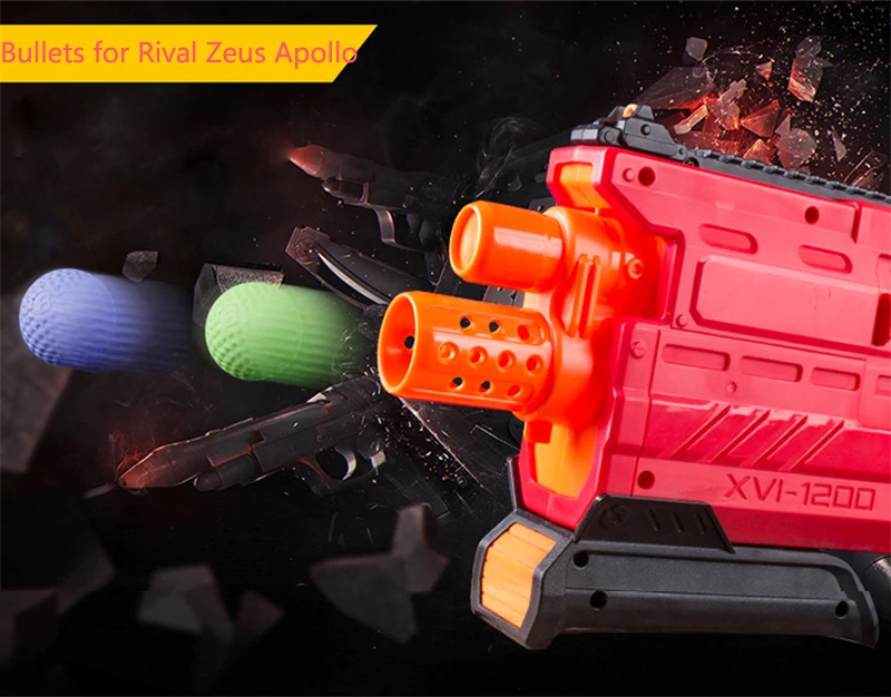 100 шт шариковые пули для Rival Zeus Apollo Nerf игрушка мячик пистолета дротика пистолет|ball