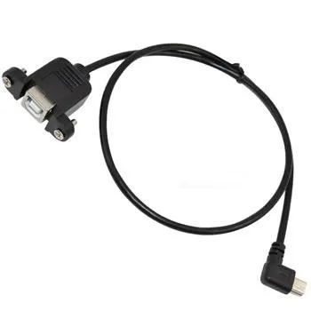 0 5 м USB 2 B Панельное крепление к Мини контактному прямоугольному удлинительному