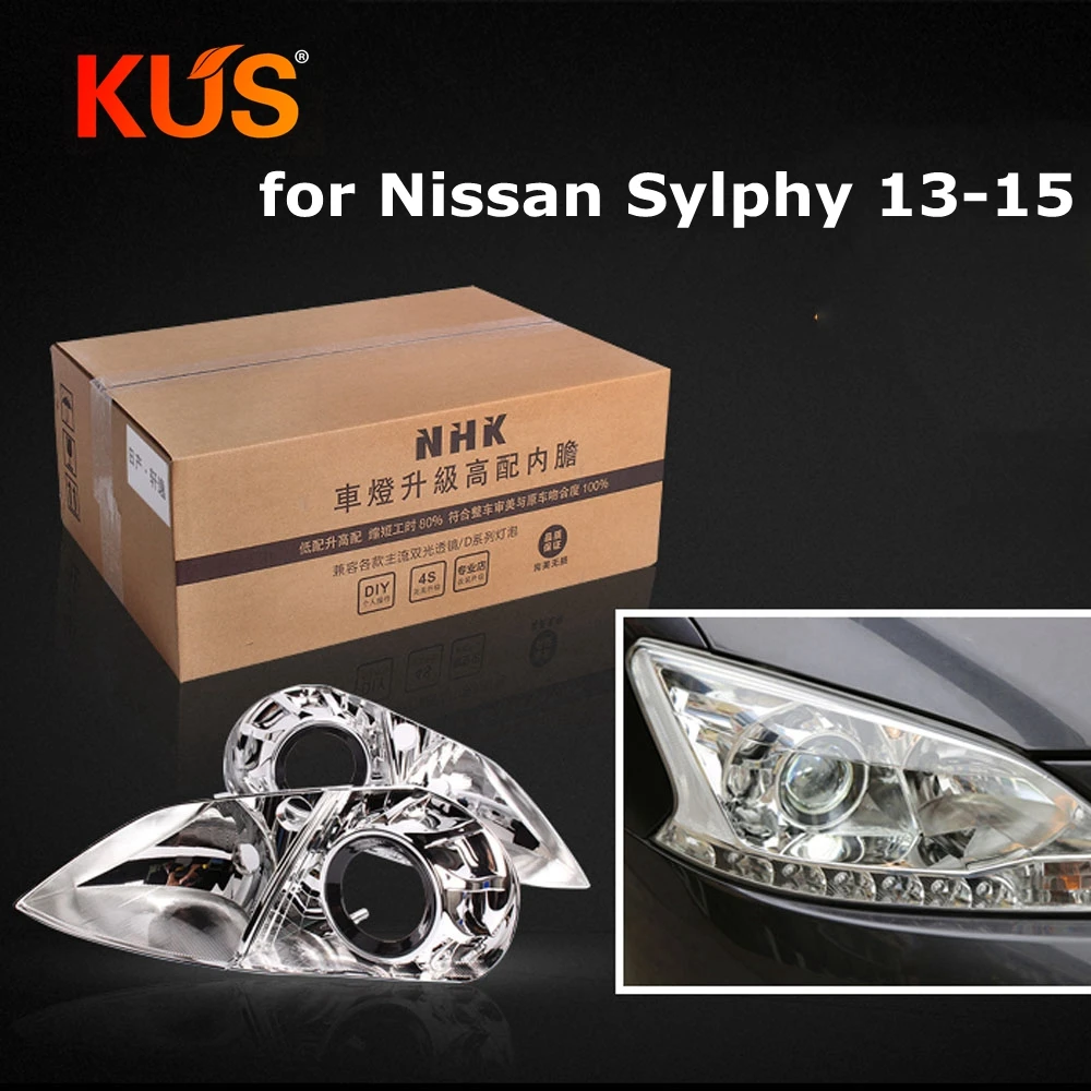 Автомобильная фара налобный фонарь с высоким лайнером обновление лампы для Nissan