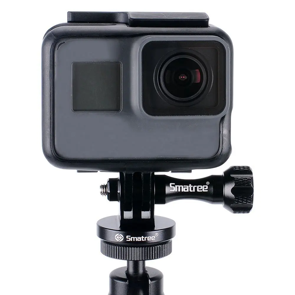 Алюминиевый Адаптер штатива Smatree гаечный ключ шуруп для GoPro Hero Fusion Gopro hero 8 7 6 5 4 3 +