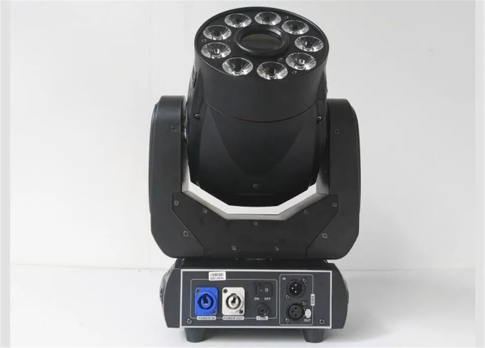 6 шт. 90 Вт LED Moving Head Light + 9x18 WASH RGBWA UV в 1 цвет Light/90 Disco DJ DMX прожектор Ligh|Эффект