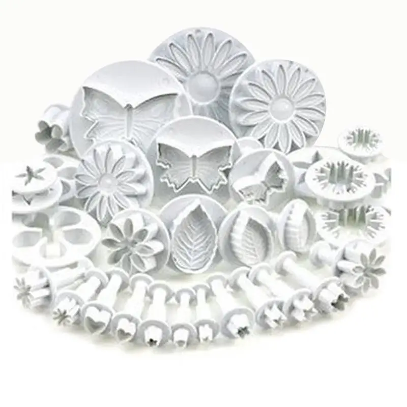 

33pcs/set Sugarcraft Cake Decorating Tools Fondant Plunger Cutters Flower Sets Baking Cookie Biscuit Cake Mold