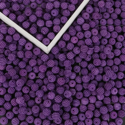 Dark Purple 17 цветов 10 мм пластик ABS бусина в виде жемчужины отверстие 1,5 мм Waxberry форма бусины для DIY Ювелирная фурнитура для рукоделия аксессуары для одежды - Цвет: Dark Purple