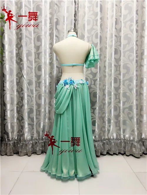 Bellydance oriental Belly Indian gypsy eastern dance dancing costume costumes clothes bra belt robe ring skirt dress set suit 54 |