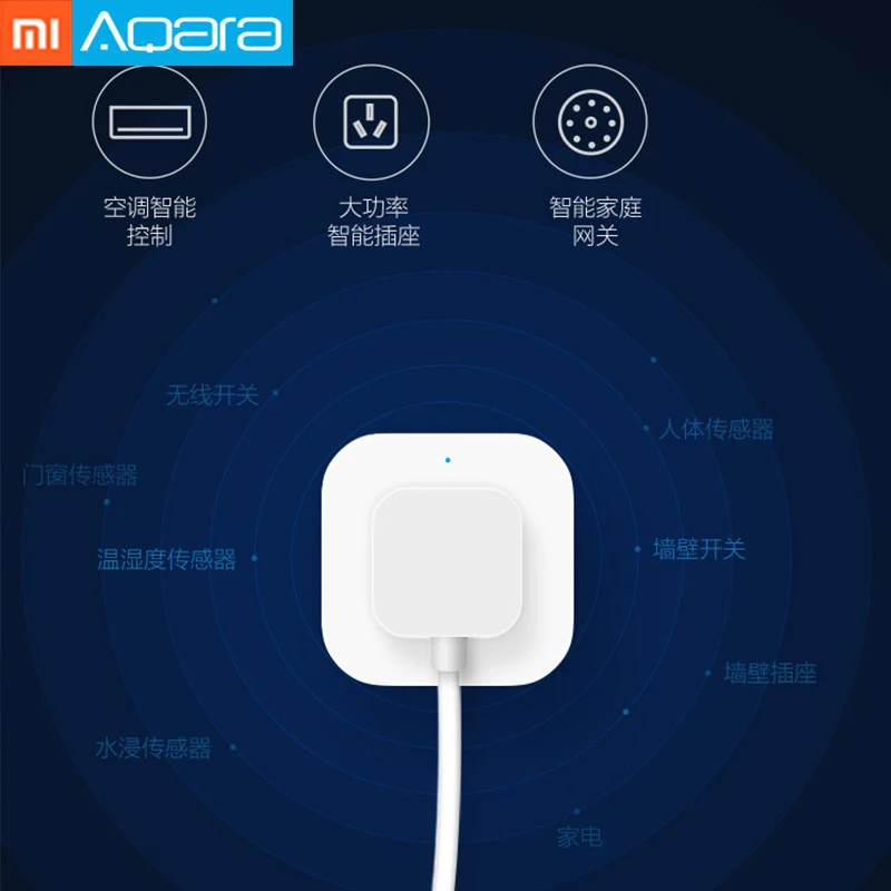Система кондиционирования воздуха Xiaomi Gateway 3 Aqara функция обнаружения освещения
