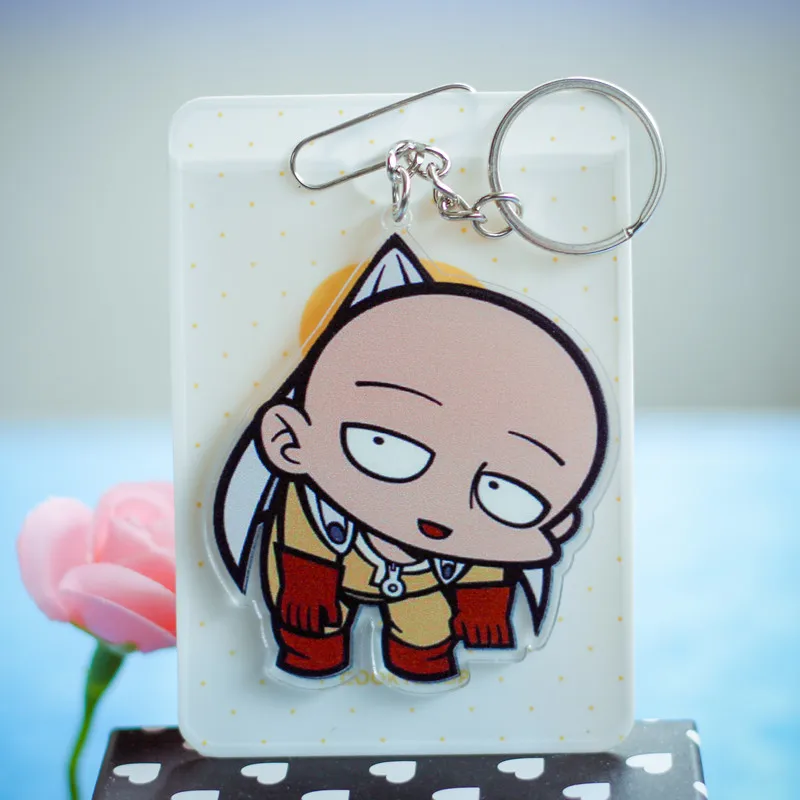 Цепочка для ключей One Punch Man пластиковая фигурка детские игрушки модель кукла