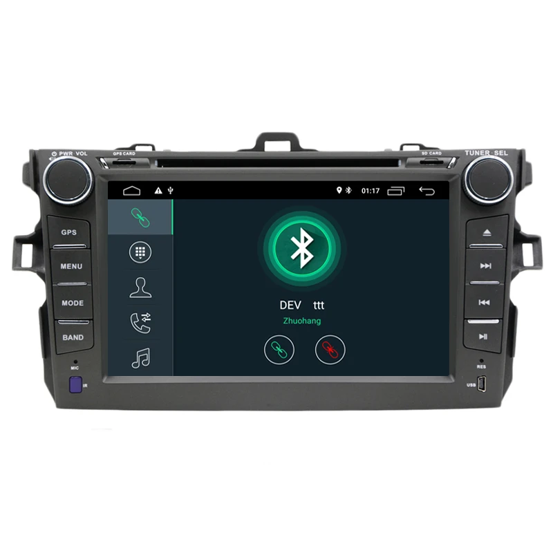 8 &quotAndroid 1 автомобильный DVD плеер GPS навигация для Toyota Corolla 2006 2007 2008 2009 2010 2011