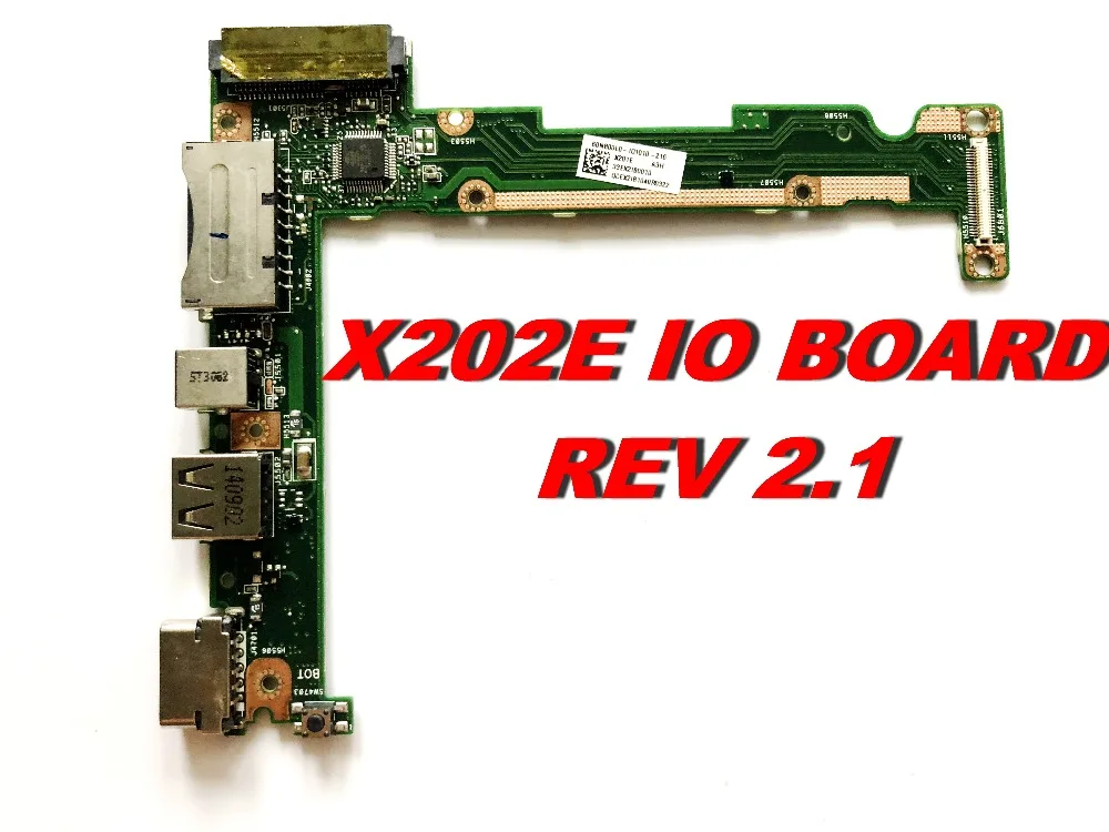 Оригинальная плата для аудио SD карты ASUS X202E ввода вывода REV 2 1 протестирована