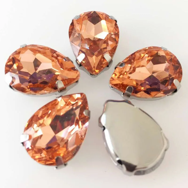 Бесплатная доставка! Красные капли высокого качества Хрустальные стеклянные