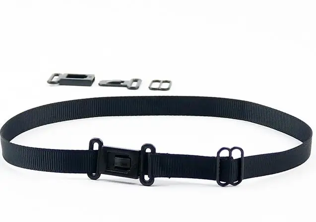 100 наборов пластиковые принадлежности регулируемые ленты Аксессуары черные