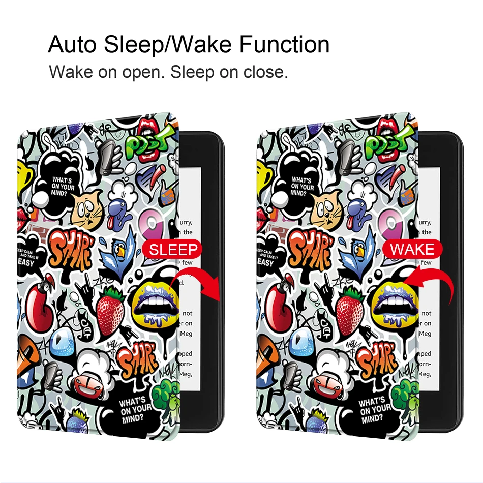 MTT из искусственной кожи чехол для amazon Kindle Paperwhite выпуск Graffit флип смарт-чехол для amazon Kindle Paperwhite 4 Чехол