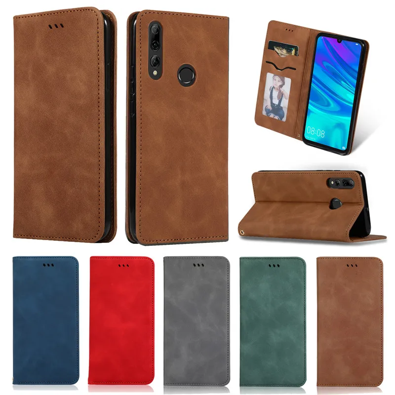 Роскошный кожаный чехол для Huawei P20 P30 plus pro P Smart Z 2019 Honor 10 20i Mate20 30Lite Nova3E 4E Магнитный