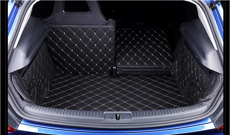 Волокна кожи багажник автомобиля коврик для Volkswagen scirocco 2008 2009 2010 2011 2012 2013 scirocco аксессуары