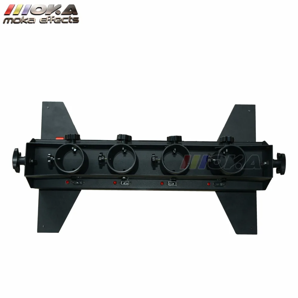 2 шт./лот электрическая машина для конфетти с 4 головками AC110V 240V Smoke 100W four tube Confetti