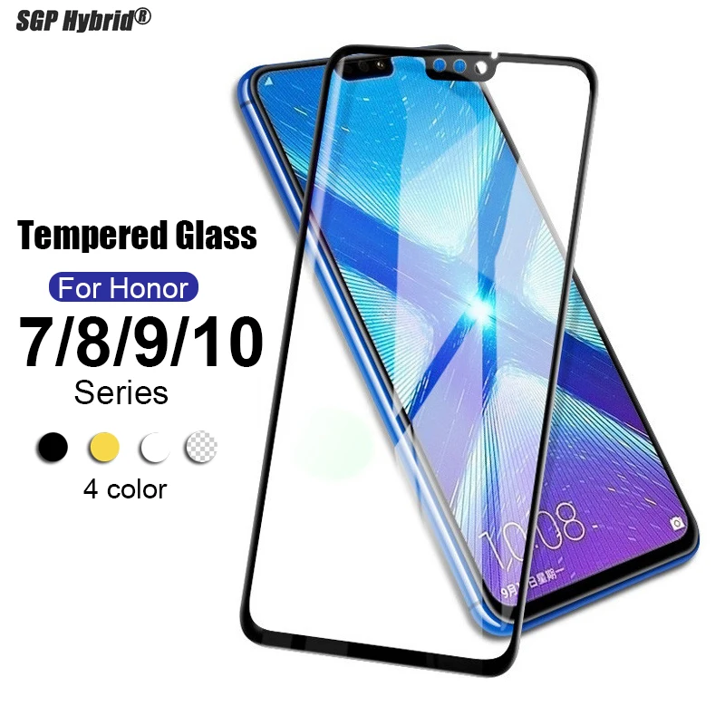 Защитное стекло honor 8x для huawei hawawi 7 8 9 10 7a 7x 8c pro lite|Защитные стёкла и плёнки