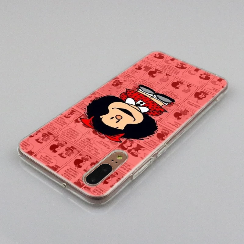 Популярный Мягкий силиконовый чехол Mafalda для Huawei P30 P20 P10 P9 P8 Lite 2017 Pro Mini P Smart 2019 Plus