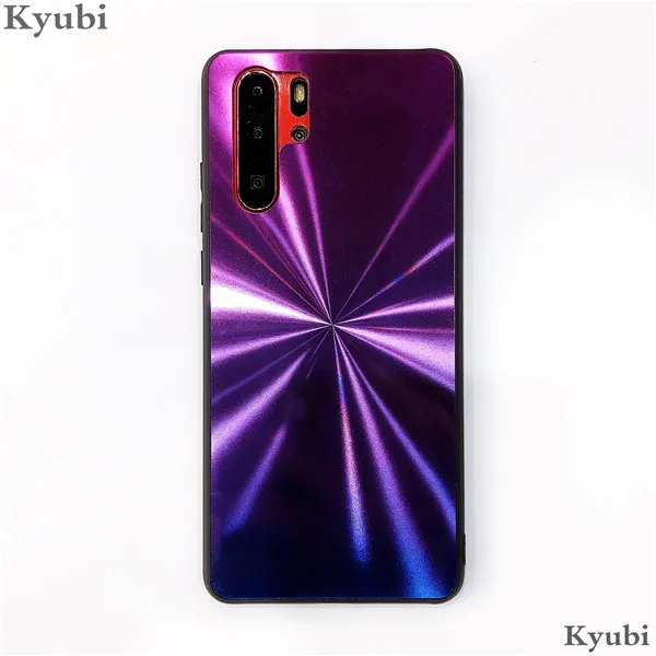 3D градиентный телефонный чехол для huawei P20 P30 pro lite P smart Nova 3e 4e Honor 10 lite 8a 8x Y6 Prime Y7 Pro Y9 etui - Цвет: case 2