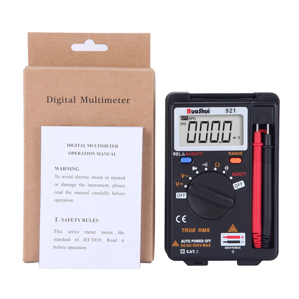 Цифровой мультиметр Victor RuoShui измеритель напряжения сопротивления емкости