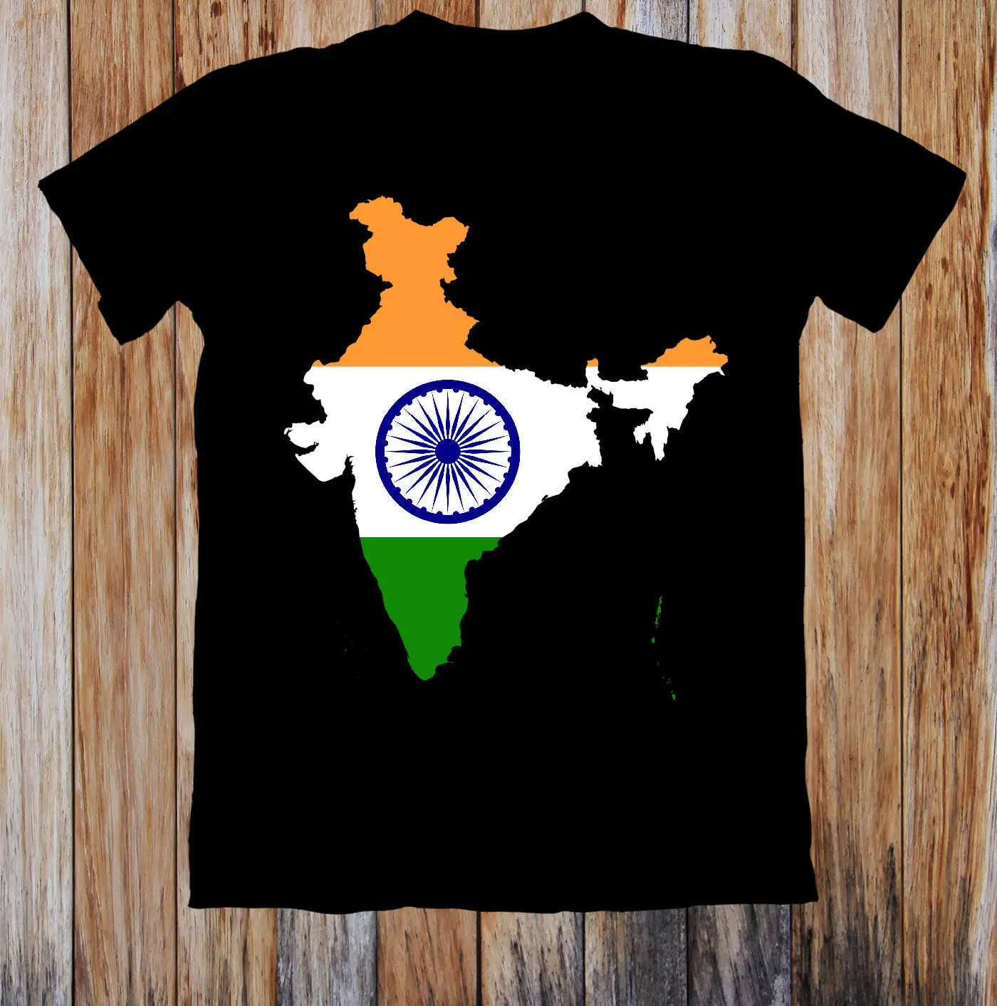Индийская карта и флаг футболка унисекс хит продаж 2018 модная с коротким рукавом
