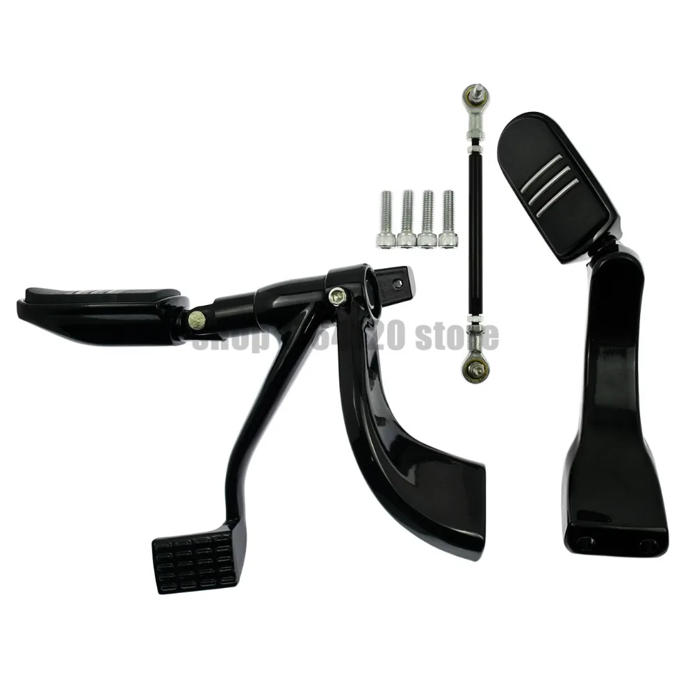 Forward Mid Control Kit FootPeg Foot Rests Black Fit for Harley Sportster XL Iron Forty Eight SuperLow 883 1200 14-19 | Автомобили и