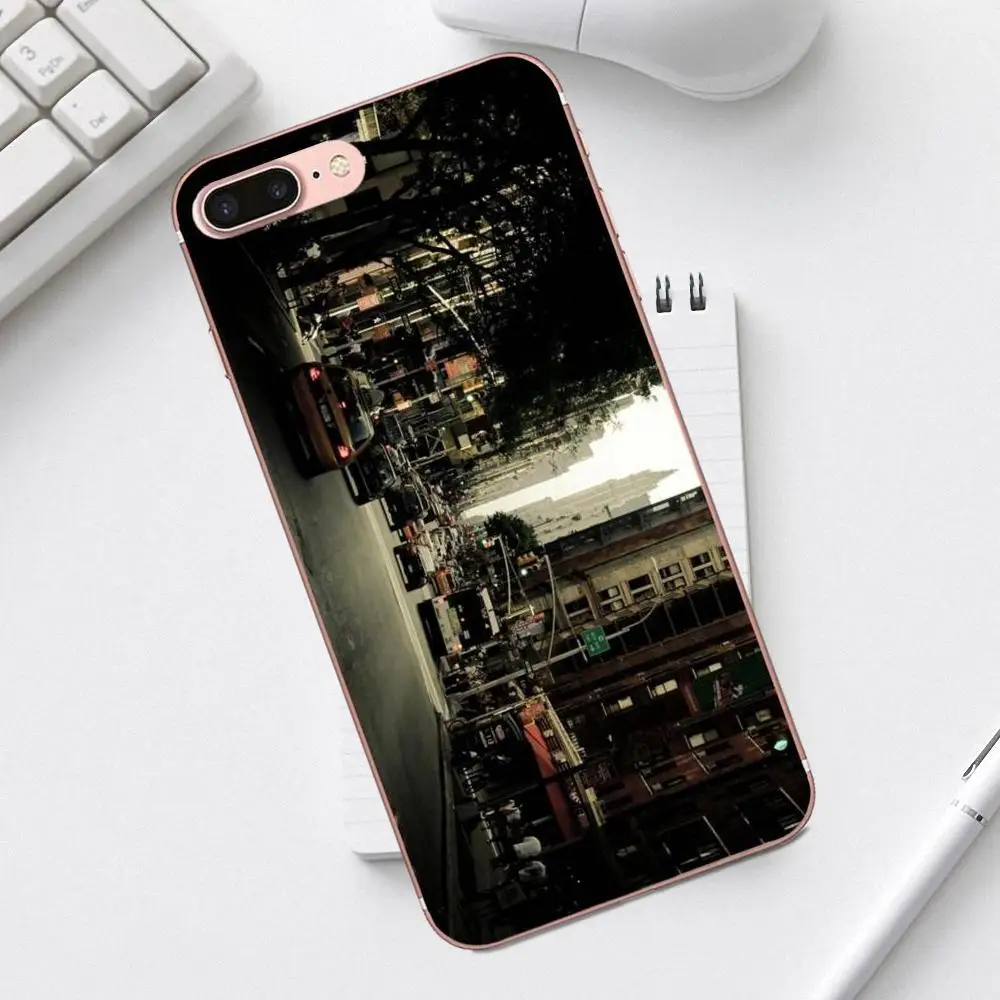 Qdowpz New York Mam TPU Print Capa For iPhone 4 4S 5 5C SE 6 6S 7 8 Plus X XS Max XR Galaxy A3 A5 J1 J3 J5 J7 2017 | Мобильные