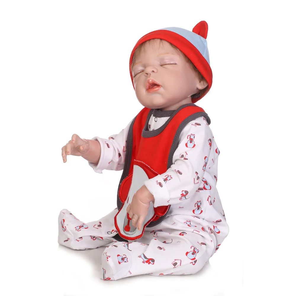 Nicery 22 дюйма 55 см Bebe Reborn Baby Doll Жесткий Силиконовый мальчик девочка игрушка подарок